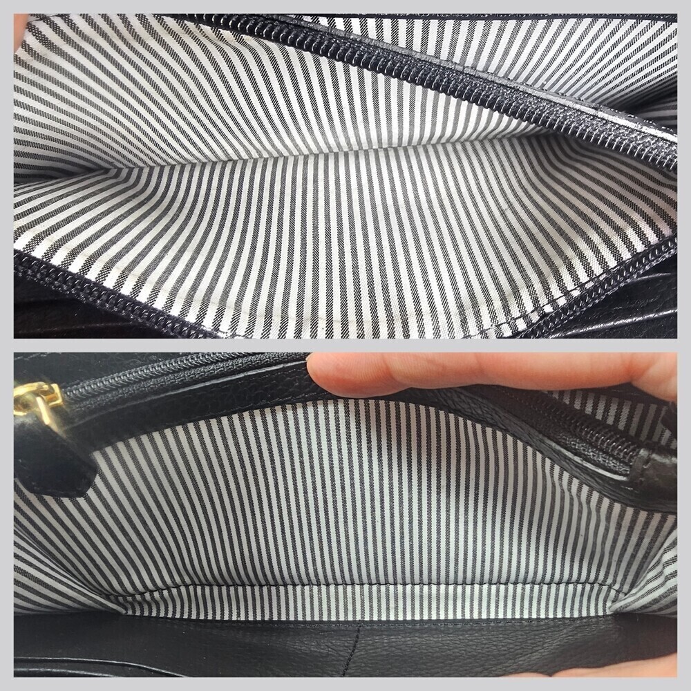 Lodis Black Pebbled Leather Zip Around Clutch Organizer Wallet Credit Card - Picture 6 of 10